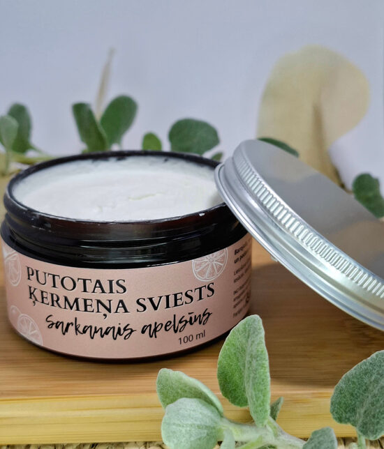 Putotais ķermeņa sviests Sarkanais apelsīns