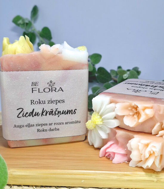 Augu eļļas ziepes Ziedu krāšņums