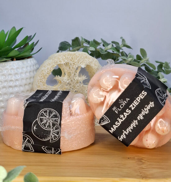 Masāžas ziepes Sarkanais apelsīns